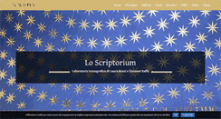Desktop Screenshot of loscriptorium.it